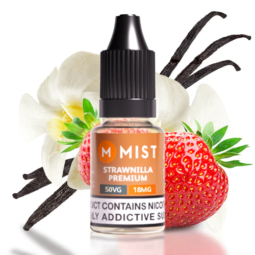 Strawnilla Premium E Liquid 10ml - Image 3